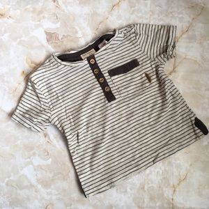 Zara baby striped shirt 3/6mo